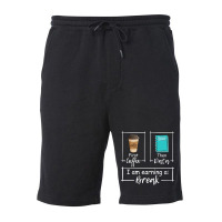 First Coffee Then Data Iam Earning A Break Special Education Fleece Short | Artistshot