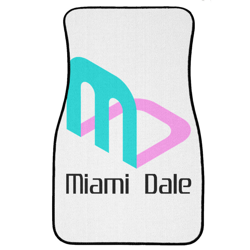 Miami Dale Video Game Company Front Car Mat | Artistshot