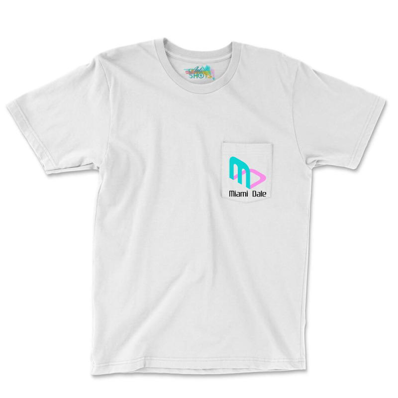 Miami Dale Video Game Company Pocket T-shirt | Artistshot