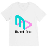 Miami Dale Video Game Company V-neck Tee | Artistshot