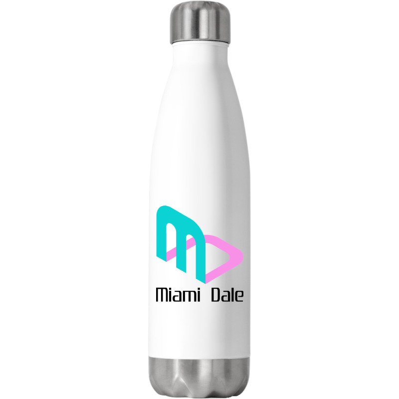 Miami Dale Video Game Company Stainless Steel Water Bottle | Artistshot