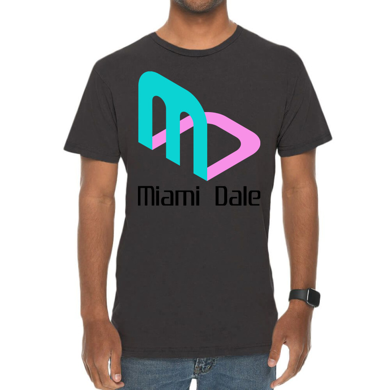 Miami Dale Video Game Company Vintage T-shirt | Artistshot