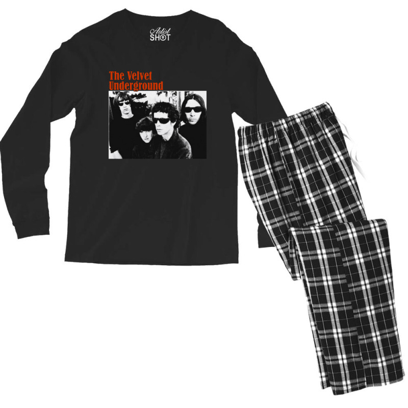 The Velvet Underground, Vintage Men's Long Sleeve Pajama Set | Artistshot