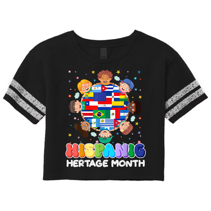 Hispanic Heritage Month Latin American Flag Kids Boys Girls T Shirt Scorecard Crop Tee by cm-arts | Artistshot