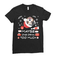 Australian Shepherd Australian Shepherd Drunk Ladies Fitted T-shirt | Artistshot