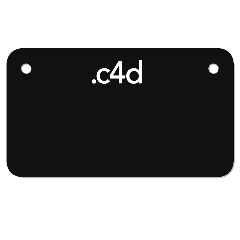 Cinema 4d File Extension Motorcycle License Plate by JamesMccollough | Artistshot