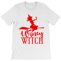 Winey Witch Funny Adult Humor Halloween T-shirt | Artistshot