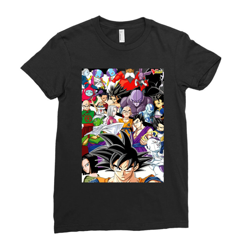 Anime Dragonball Super Friend Ladies Fitted T-Shirt by IsaiahBlake | Artistshot