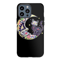 Womens Cat And Moon Sugar Skull Dia De Los Muertos Day Of The Dead V N Iphone 13 Pro Max Case | Artistshot