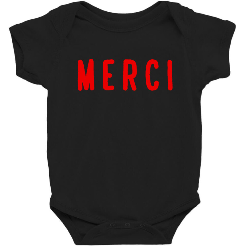 Noun Merci Thank You Translation Baby Bodysuit | Artistshot