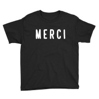 Noun Merci Thank You Translation Youth Tee | Artistshot