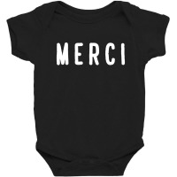 Noun Merci Thank You Translation Baby Bodysuit | Artistshot