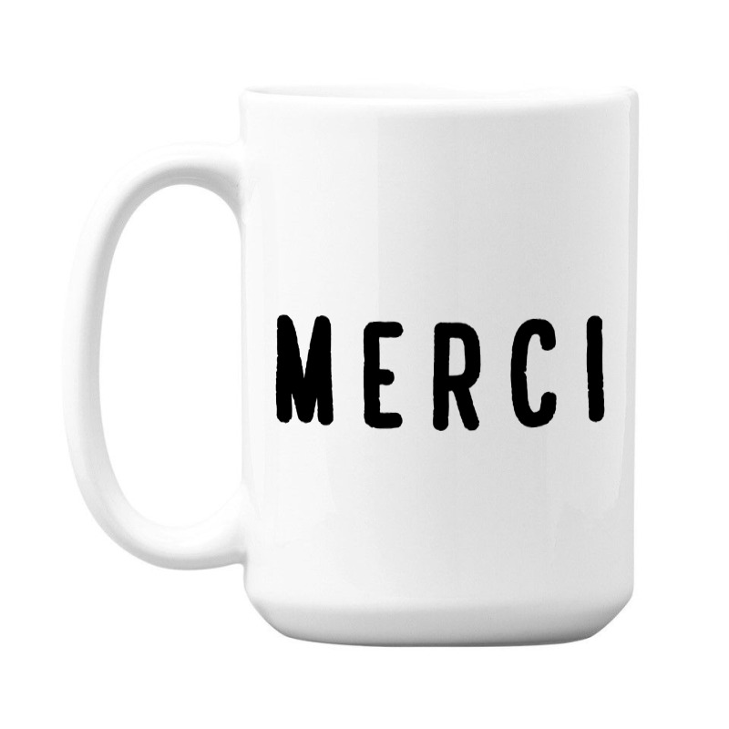 Noun Merci Thank You Translation 15 Oz Coffee Mug | Artistshot