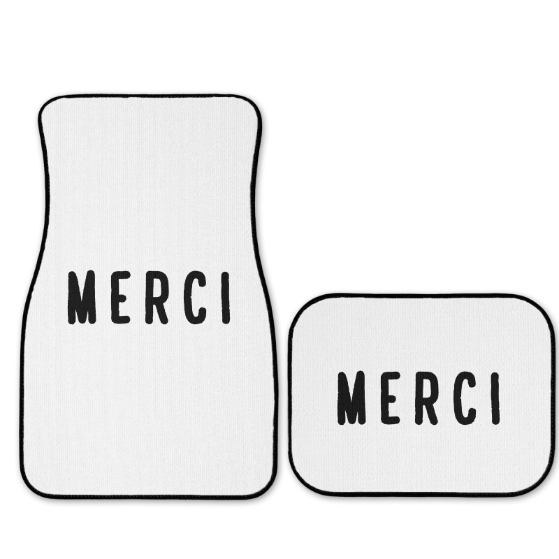 Noun Merci Thank You Translation Full Set Car Mats | Artistshot