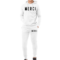 Noun Merci Thank You Translation Hoodie & Jogger Set | Artistshot