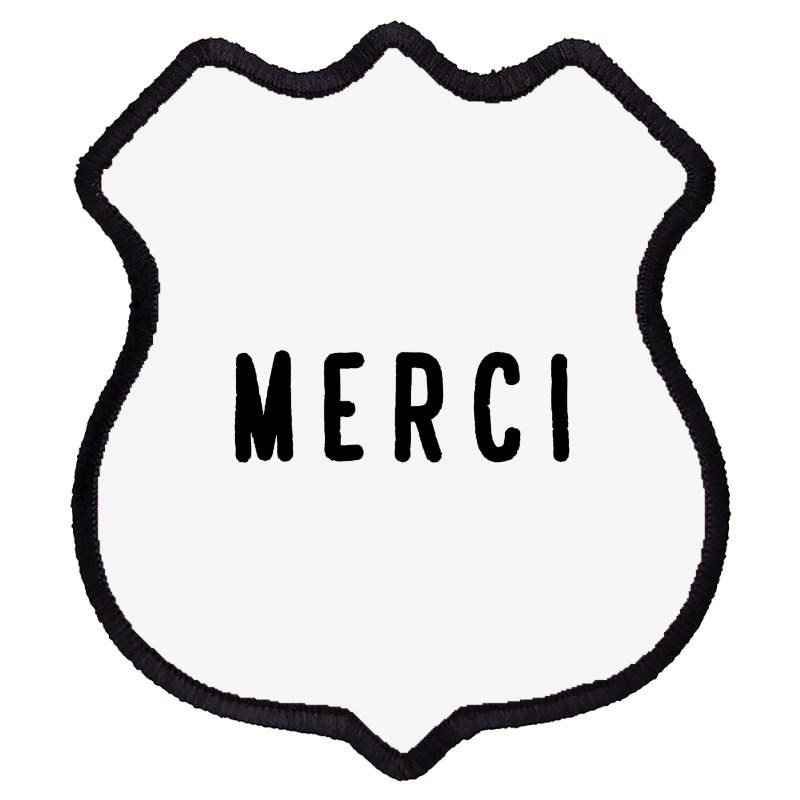 Noun Merci Thank You Translation Shield Patch | Artistshot