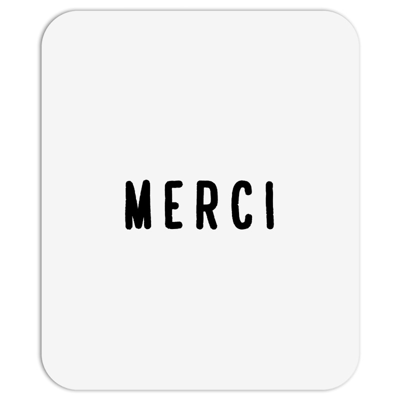 Noun Merci Thank You Translation Mousepad | Artistshot