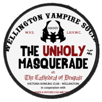 The Wellington Vampire Society   What We Do In The Shadows Round Patch | Artistshot