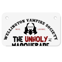 The Wellington Vampire Society   What We Do In The Shadows Motorcycle License Plate | Artistshot