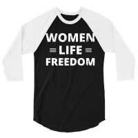 Women Life Freedom 3/4 Sleeve Shirt | Artistshot