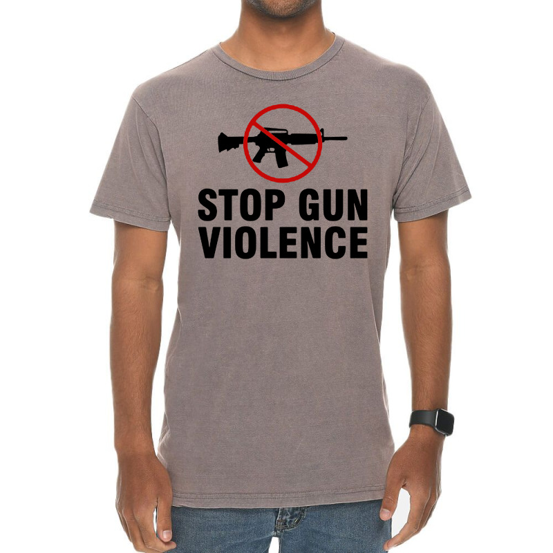 Stop Gun Violence Vintage T-shirt | Artistshot