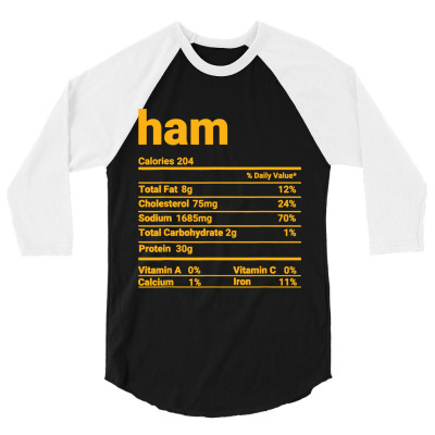 Ham Daily Value 3/4 Sleeve Shirt Designed By Lylolyla