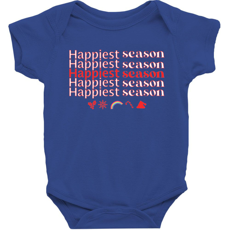 Happiest Holiday Season Baby Bodysuit | Artistshot