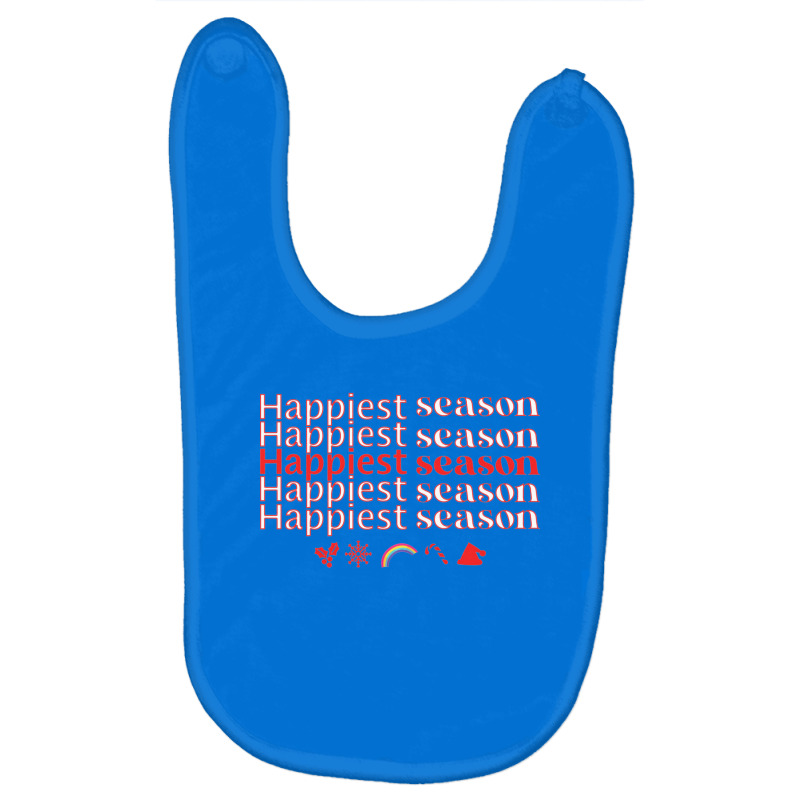 Happiest Holiday Season Baby Bibs | Artistshot