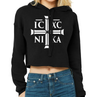 Christian Ic Xc Nika   Eastern Orthodox Premium T Shirt Cropped Hoodie | Artistshot