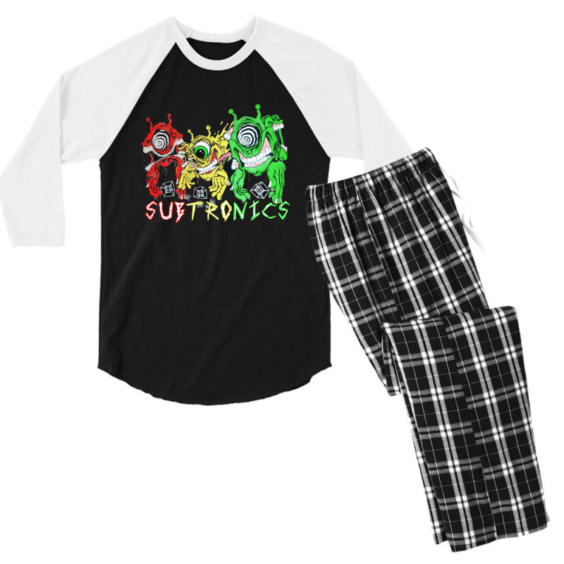 Subtronics Cartoon Men's 3/4 Sleeve Pajama Set by EmmyNash | Artistshot