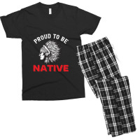 Native American Month Proud To Be Native 1 Men's T-shirt Pajama Set | Artistshot