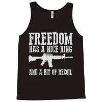 Awesome Freedom Has A Nice Ring And A Bit Of Recoil Sweatshirt Tank Top | Artistshot