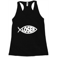 Loser' Slacker 90s Jesus Fish Racerback Tank | Artistshot