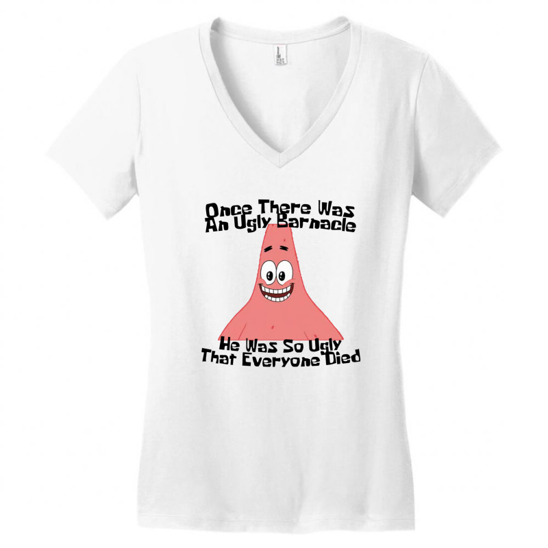 The Ugly Barnacle For Friend Women's V-Neck T-Shirt by BruceDunn | Artistshot