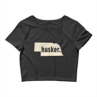 Nebraska State Nickname Husker [distressed] Tank Top Crop Top | Artistshot