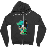 Cartoon Aster Zipper Hoodie | Artistshot