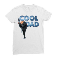 Gru Cool Dad Ice Letters Portrait Ladies Fitted T-shirt | Artistshot