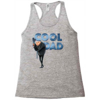 Gru Cool Dad Ice Letters Portrait Racerback Tank | Artistshot