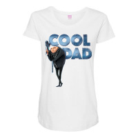 Gru Cool Dad Ice Letters Portrait Maternity Scoop Neck T-shirt | Artistshot