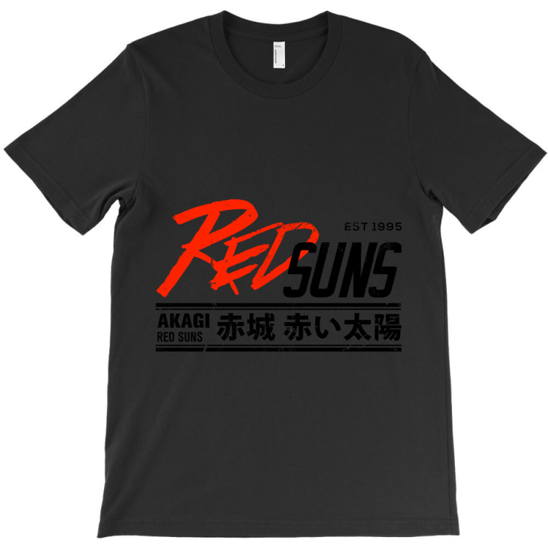 Initial D - Redsuns Tee (black) T-Shirt by PRISCILLABIRD | Artistshot