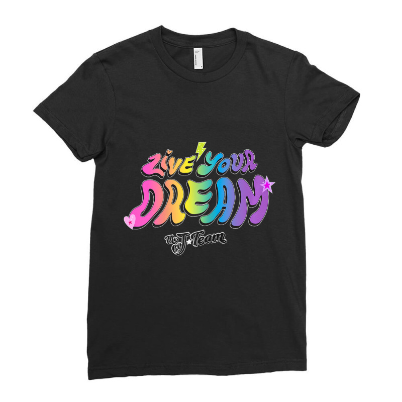 J Team Live Your Dream Ladies Fitted T-Shirt by cm-arts | Artistshot