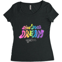 J Team Live Your Dream Women's Triblend Scoop T-shirt | Artistshot