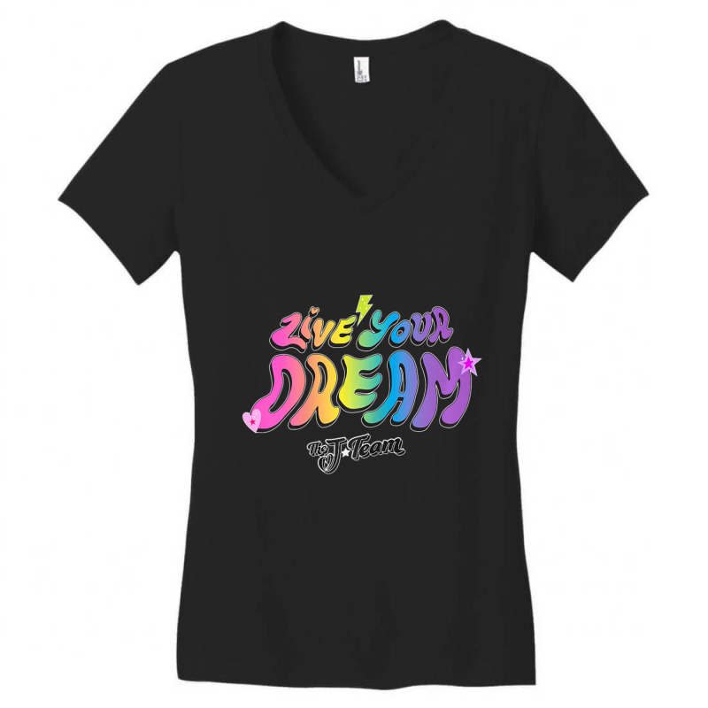 J Team Live Your Dream Women's V-Neck T-Shirt by cm-arts | Artistshot