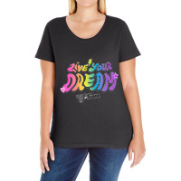 J Team Live Your Dream Ladies Curvy T-shirt | Artistshot