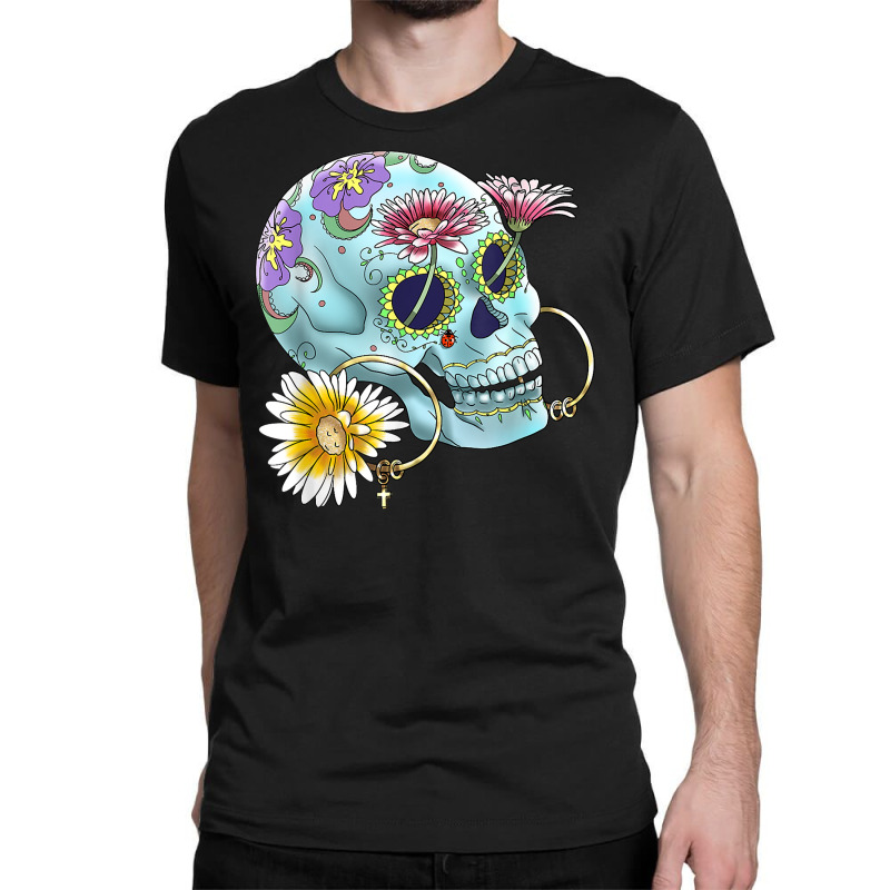 Mexican Calavera  Dia De Los Muertos  Day Of Dead T Shirt Classic T-shirt by melliebowleli | Artistshot