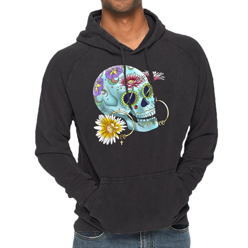 Mexican Calavera  Dia De Los Muertos  Day Of Dead T Shirt Vintage Hoodie by melliebowleli | Artistshot