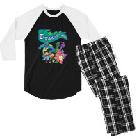 Dragon Tales Graphic Men's 3/4 Sleeve Pajama Set | Artistshot