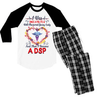 Nurse Dsps For Women Nurses Week Nursing School Tee I Became A Dsp I W Men's 3/4 Sleeve Pajama Set | Artistshot