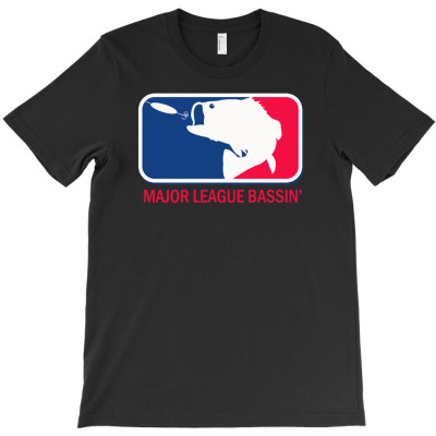 Major League Bass Funny Fishing T-shirt Designed By Kurnia Purnamasari