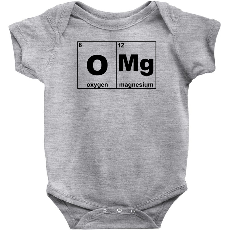 Omg Periodic Table Funny Baby Bodysuit by namasari | Artistshot